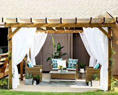 Pergola Avec Rideau Beau 9 Meilleures Images Du Tableau Rideaux Pergola